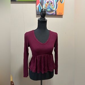 Olivia Rae two long sleeve shirts